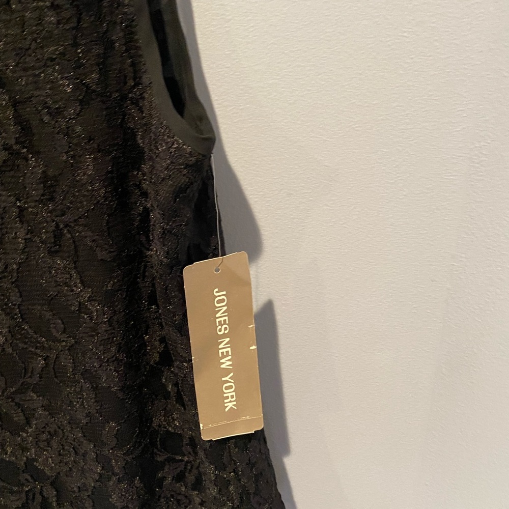 Black Lace, Lined, Sleeveless Cami, Jones New York NWTO size 8 - Picture 6 of 6
